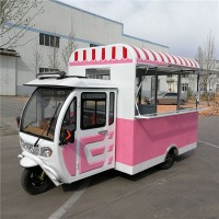 亿康电动四轮流动小吃车水煮车烧烤车卤肉车蒸包车早餐车可移动售卖车