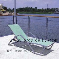 江苏供应沙滩海边户外木沙滩躺椅