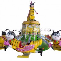 航天游乐自控小蜜蜂游乐设备 旋转小蜜蜂设备 精品儿童游乐设备厂家