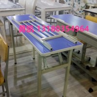 学生课桌椅生产厂家 可升降学习桌椅批发定购 培训班课桌椅价格 学生桌椅厂家