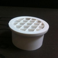 pvc地漏 阳台地漏 内插地漏Φ50水电工小配件 pvc阳台地漏