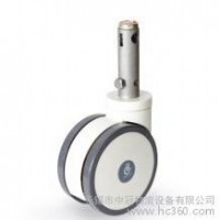 供应5寸双片中控轮医疗脚轮