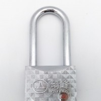 中山锁具 加长A50月牙原子挂锁 防液压剪 抽屉锁 铁闸锁