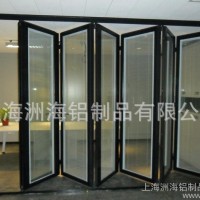 厂家生产 60系列铝合金折叠门 硬质折叠门