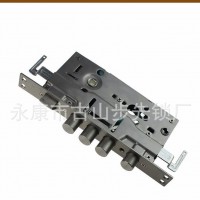 步先锁业 防盗门锁体 不锈钢面板锁体 大门锁体 执手锁体