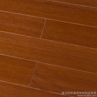 四合地板 三层实木复合地板 番龙眼柚木色 东南亚风情 12MM