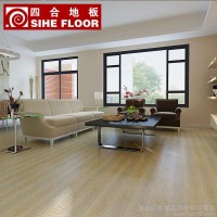 四合 【T1大板】 三层实木复合地板橡木浮雕白纹理企15mm厂家直销