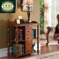 汇盛家具美式小书柜玄关柜餐边柜实木雕刻茶水柜墙边柜边桌包邮\n        \n\n        \n传承美式经典，东北黑桦