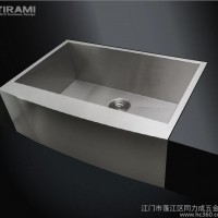 直销一休水槽 整体厨房单槽304不锈钢水槽单品不锈钢洗菜盆台上盆