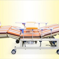 加厚版老人家用多功能护理床医用床单摇床双 摇床升降床加便孔
