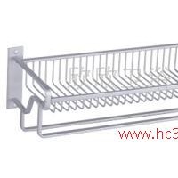 供应欣欣卫浴浴室置物架带杆蓝xx865太空铝毛巾架,浴巾架