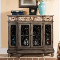 锦木家具欧式实木玄关柜 美式仿古做旧隔断柜客厅装饰柜酒柜特价